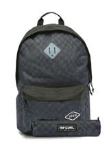 Sac  Dos 1 Compartiment Rip curl Bleu checkers CH135MBA