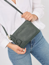 Sac Bandoulire Tradition Cuir Etrier Vert tradition EHER14-vue-porte