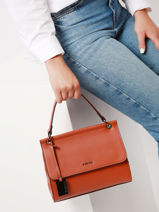 Sac Bandoulire Blazer Cuir Etrier Orange blazer EBLA001M-vue-porte