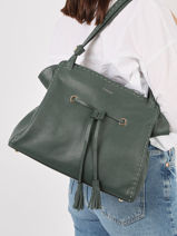 Sac Port paule Tradition Cuir Etrier Vert tradition EHER027M-vue-porte