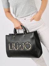 Handtas Achala Liu jo Zwart achala AF3298-vue-porte