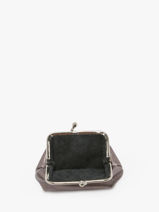 Portemonnee Etincelle Leder Etrier Zilver etincelle irisee EETI654-vue-porte