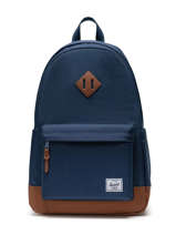 Sac  Dos 1 Compartiment + Pc 15" Herschel Bleu classics 11383