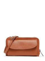 Sac Bandoulire Portefeuille Caviar Cuir Milano Marron caviar CA23068