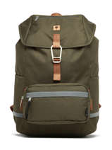 Sac  Dos 1 Compartiment + Pc 15" Faguo Vert backpack 23LU0911