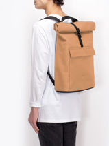 Sac  Dos 1 Compartiment + Pc 15" Ucon acrobatics Orange backpack JASPER-vue-porte