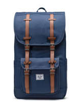 Sac  Dos 1 Compartiment + Pc 13" Herschel Bleu classics 11391