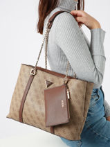 Sac Port paule Eco Craig Guess Marron eco craig SG896823-vue-porte