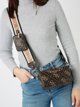 Cross Body Tas Rea Guess Bruin rea SG896374-vue-porte
