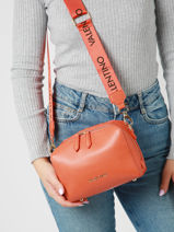 Sac Bandoulire Pattie Valentino Orange pattie VBS52901-vue-porte