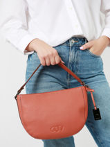 Sac Besace Ecuyer Cuir Etrier Orange ecuyer EECU06-vue-porte