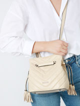 Sac Bandoulire Rafale Cuir Etrier Beige rafale ERAF004S-vue-porte