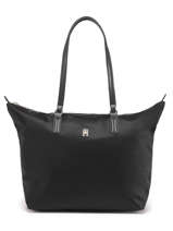 Sac Port paule Poppy Tommy hilfiger Noir poppy AW15639