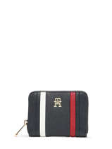 Portefeuille Tommy hilfiger Bleu th emblem AW15118