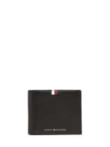 Portefeuille Th Premium Cuir Tommy hilfiger Bleu th premium AM11270