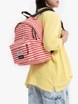 Rugzak 1 Compartiment Eastpak Rood where is wally K620WAL-vue-porte