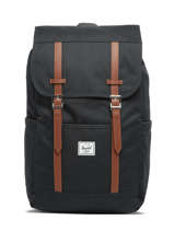 Sac  Dos 1 Compartiment + Pc 15" Herschel Noir classics 11397