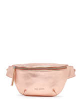 Sac Banane Labanane Cuir Paul marius Rose vintage BANANE