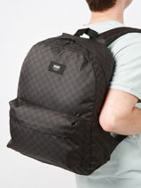 Rugzak 1 Compartiment Vans Zwart backpack VN0A5KHR-vue-porte