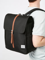 Rugzak 1 Compartiment Met 13" Laptopvak Herschel Zwart classics 55783-vue-porte