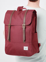 Rugzak 1 Compartiment Herschel Violet classics 11404-vue-porte