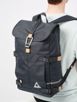 Rugzak 1 Compartiment Met 15" Laptopvak Faguo Blauw backpack 23LU0909-vue-porte