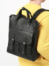 Business Rugzak Arthur & aston Zwart antonio 8-vue-porte