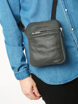 Sac Bandoulire Arthur & aston Noir cristiano 1081-vue-porte