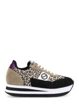 Sneakers Flex Jogger Uit Leder No name Zwart women IMSL0415