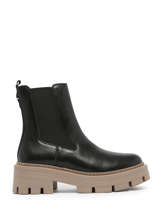 Chelsea Boots En Cuir Tamaris Noir accessoires 41