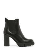 Bottines  Talon En Cuir Tamaris Noir women 41