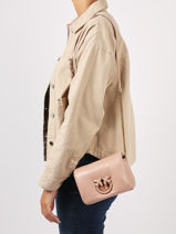 Sac Bandoulire Love Bag Puff Pinko Rose love bag puff A10F-vue-porte