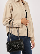 Cross Body Tas Love Bag Puff Pinko Beige love bag puff A0F2-vue-porte