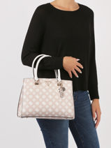 Sac Cartable Noelle Guess Rose noelle PT787906-vue-porte