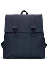 Sac  Dos 1 Compartiment + Pc 15" Rains Bleu city 13300