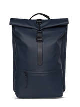 Rolltop Rucksack - Sac � Dos 1 Compartiment + Pc 14" Rains Bleu city 13320