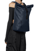 Sac  Dos 1 Compartiment + Pc 14" Rains Bleu city 13320-vue-porte