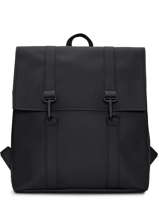 Sac  Dos 1 Compartiment Rains Noir city 13310