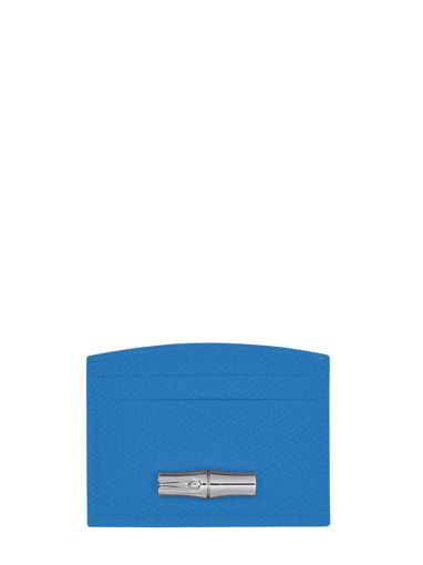 Longchamp Roseau Porte billets/cartes Bleu