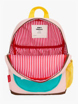 Sac  Dos 1 Compartiment Hello hossy Multicolore cool kids M6-vue-porte