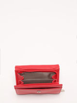 Portemonnee Foulonn Pia Leder Lancaster Rood foulonne pm 20-vue-porte