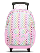 Sac A Dos  Roulettes 2 Compartiments Roxy Rose kids RLBP3060