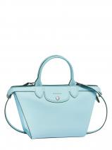 Longchamp Le pliage hritage Sac port main Bleu