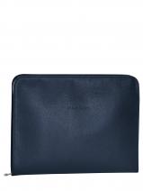 Longchamp Le foulonn Etui ipod/cd Bleu