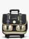 navy gold leopard