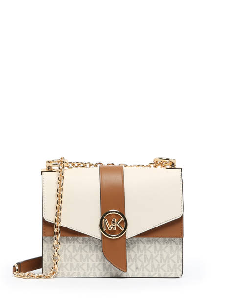 Cross Body Tas Greenwich Leder Michael kors Beige greenwich S1GGRC0B