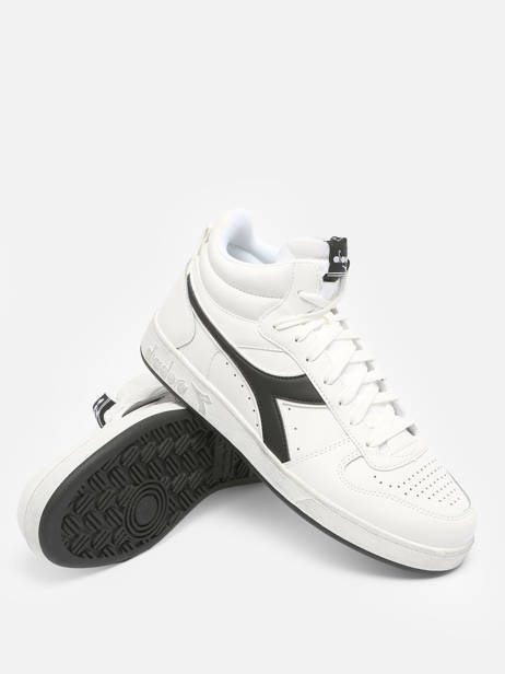 Sneakers Magic Icona Uit Leder Diadora Zwart men 92900060 ander zicht 1