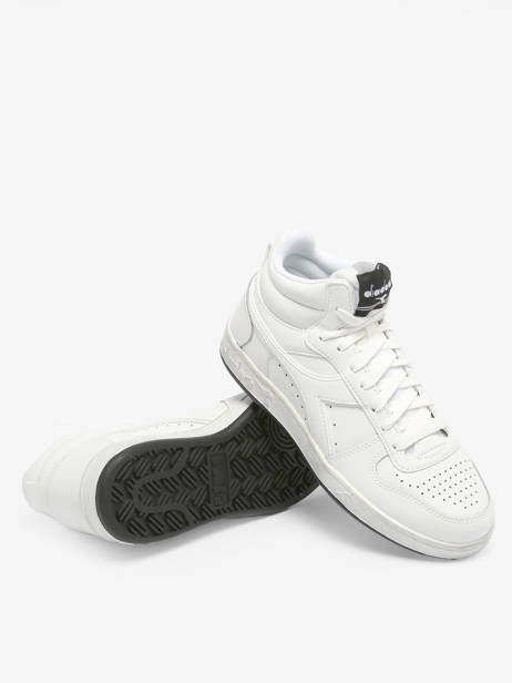 Sneakers Magic Icona Uit Leder Diadora Beige men 92900060 ander zicht 1