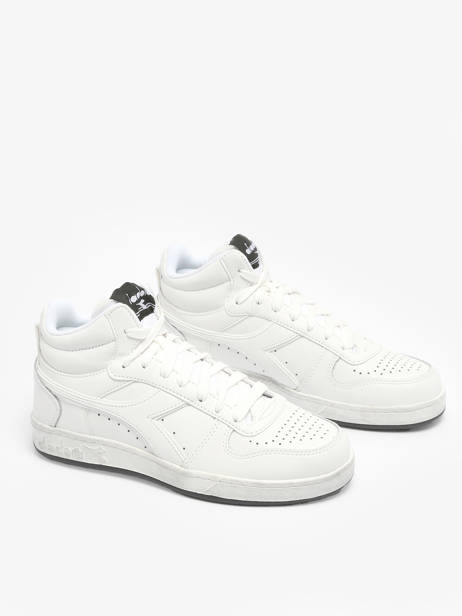 Sneakers Magic Icona Uit Leder Diadora Beige men 92900060 ander zicht 3