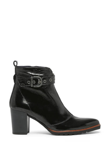 Bottines à Talon Thais En Cuir Dorking Noir women D8300